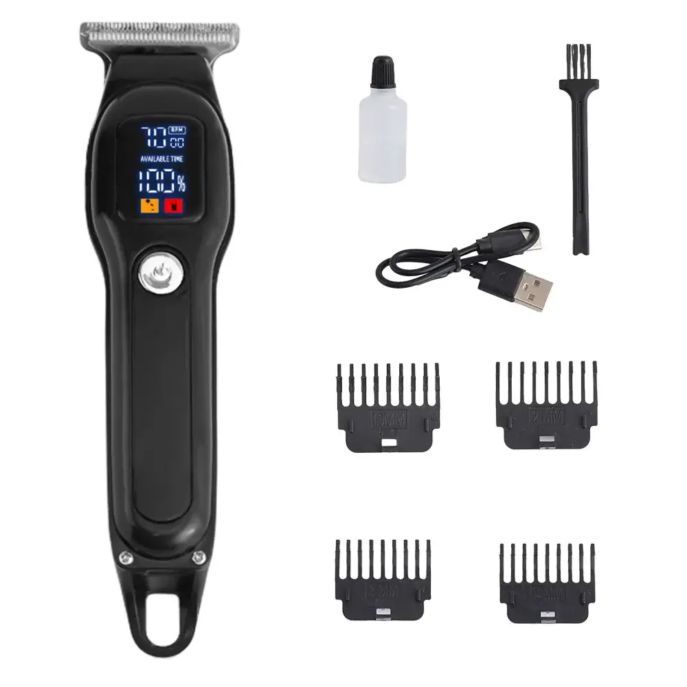 Digital Electric Hair Clipper with 4 Combs & USB Charging - Image 9