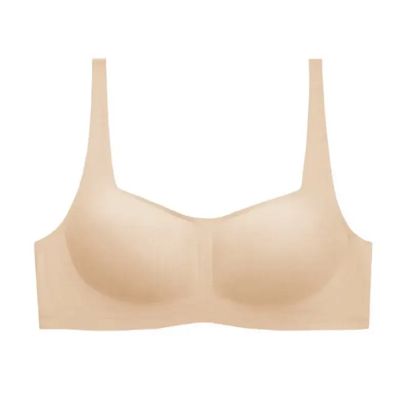 Green Seamless Bra for Women Large Breasts Soft Support