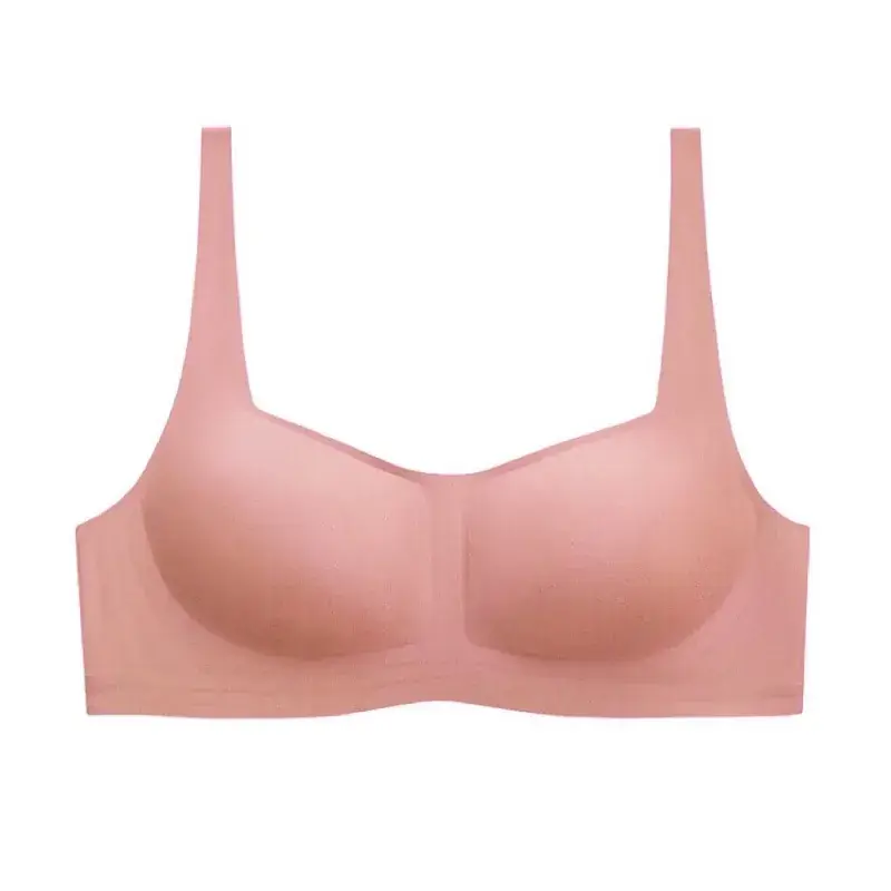 Green Seamless Bra for Women Large Breasts Soft Support