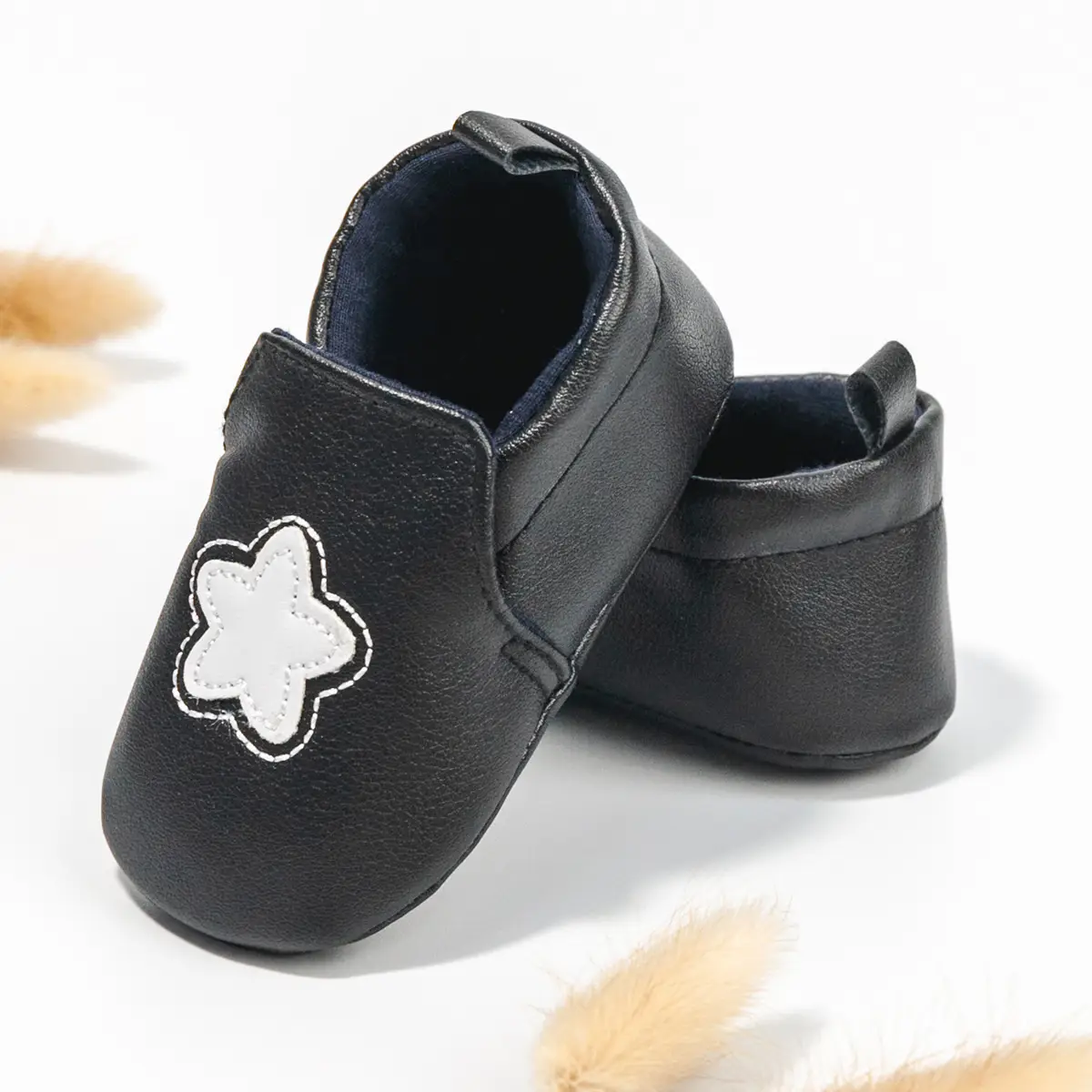Cartoon Bear Head Soft Baby Shoes Tan — feature 13