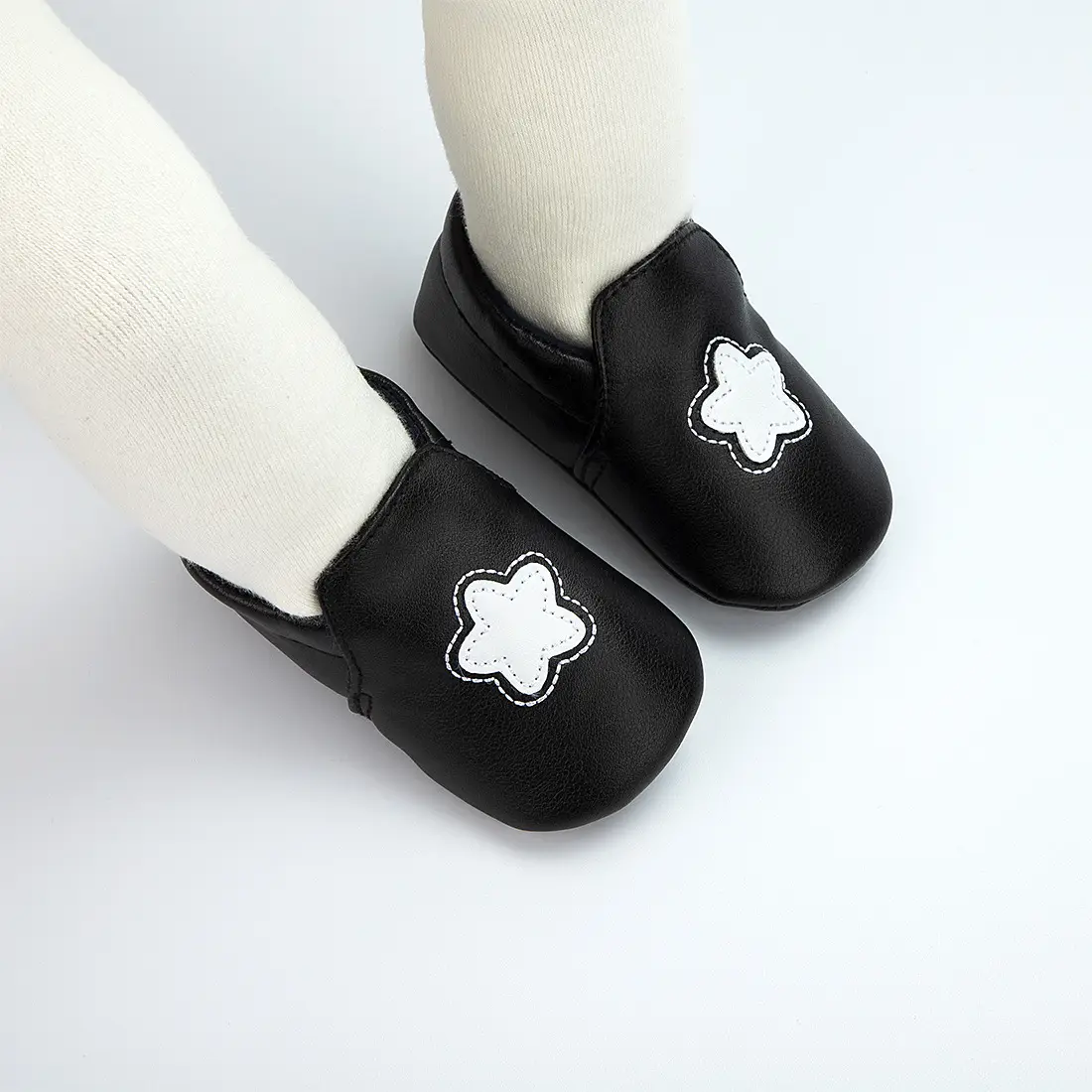 Cartoon Bear Head Soft Baby Shoes Tan — feature 15