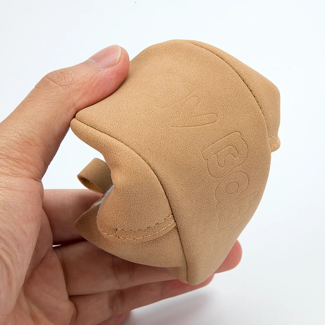 Cartoon Bear Head Soft Baby Shoes Tan — feature 9