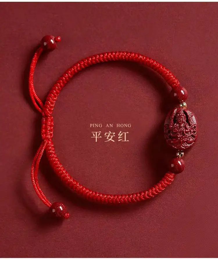 2024 Dragon Red Rope Bracelet for Men Women — feature 10
