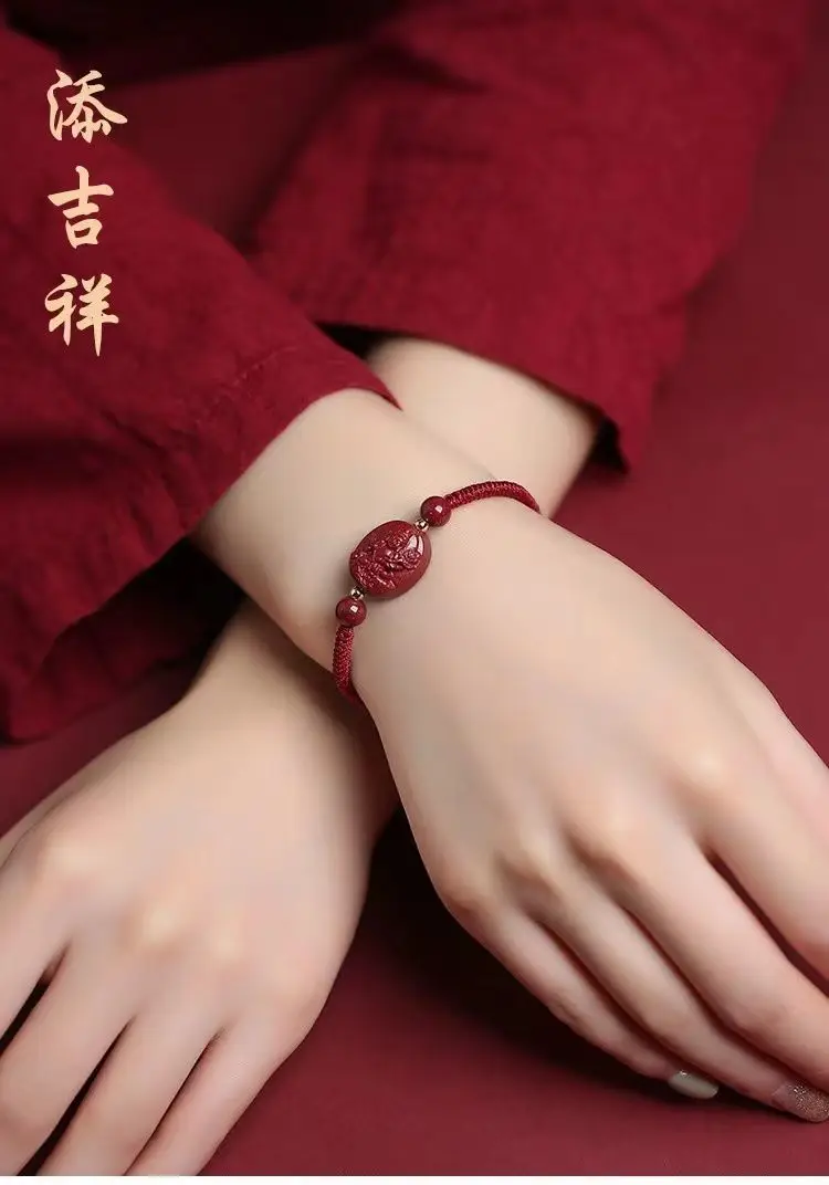 2024 Dragon Red Rope Bracelet for Men Women — feature 8