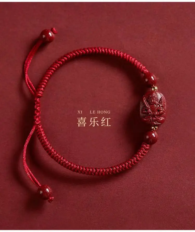 2024 Dragon Red Rope Bracelet for Men Women — feature 9