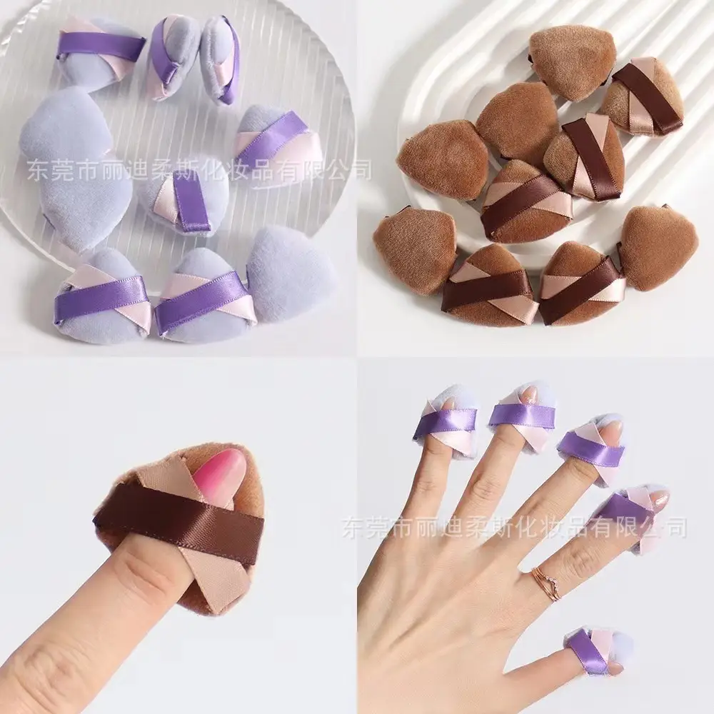 Crystal Velvet Mini Puff Double Ribbon Cake Decor - Image 8