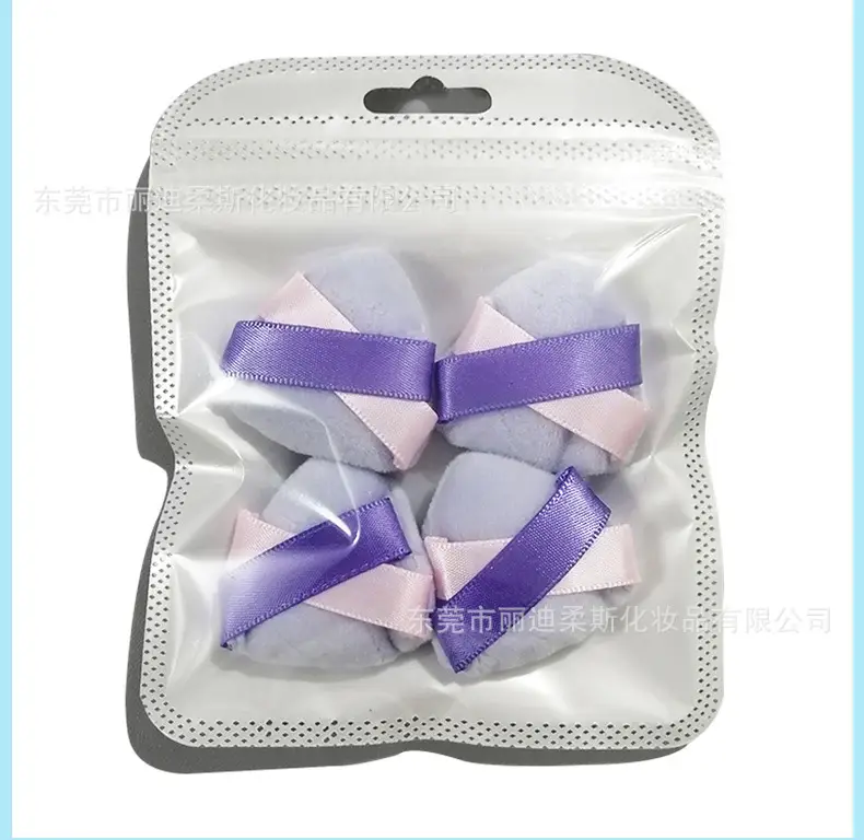 Crystal Velvet Mini Puff Double Ribbon Cake Decor — feature 13