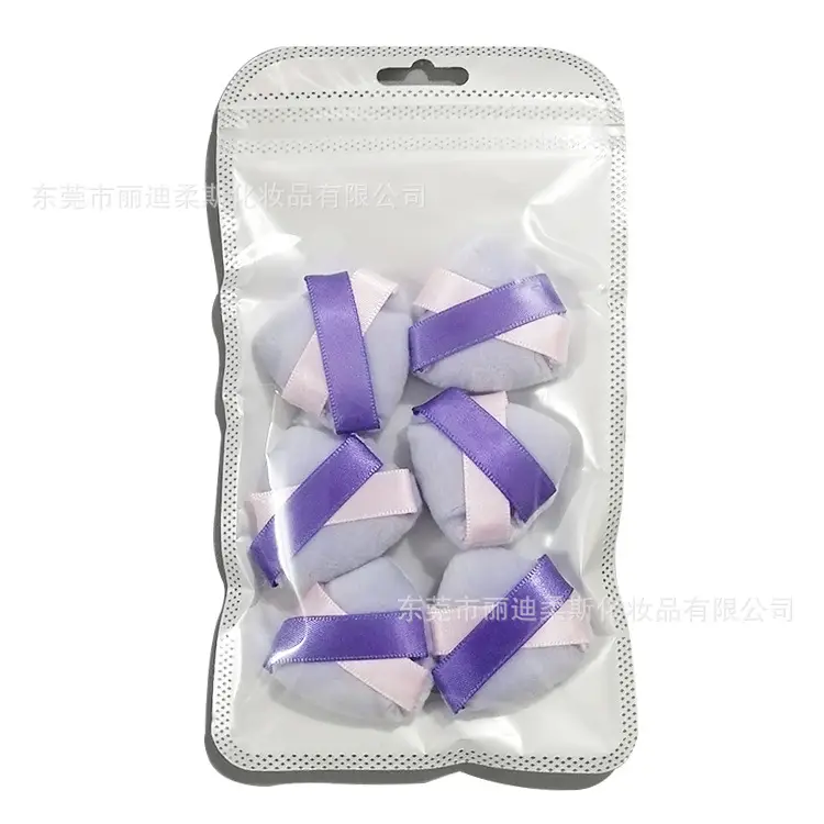 Crystal Velvet Mini Puff Double Ribbon Cake Decor - Image 4
