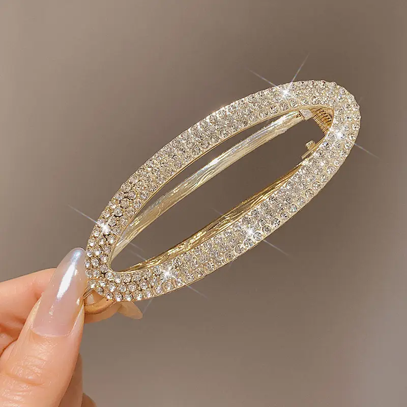 High-End Butterfly Hairpin with Rhinestone & Frog Buckle