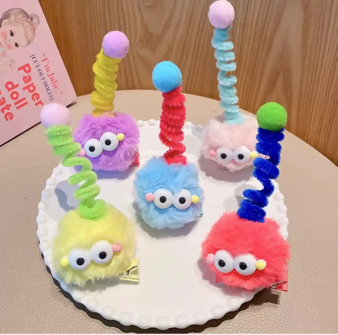 Cute Plush Doll Hairpins for Kids 2023 - Image 6