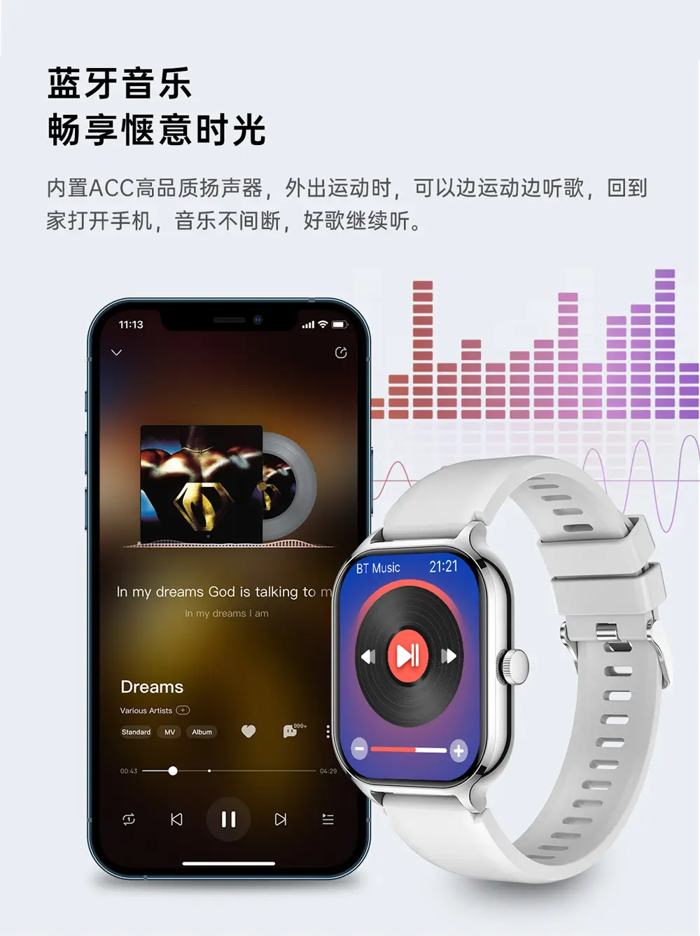 Smart Watch with Bluetooth Call & Heart Rate Display — feature 17