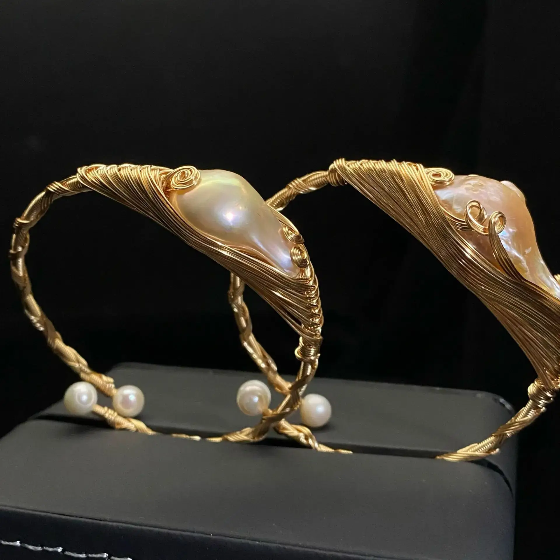 Pearl Braided Adjustable Bracelet for Men Women - Image 5