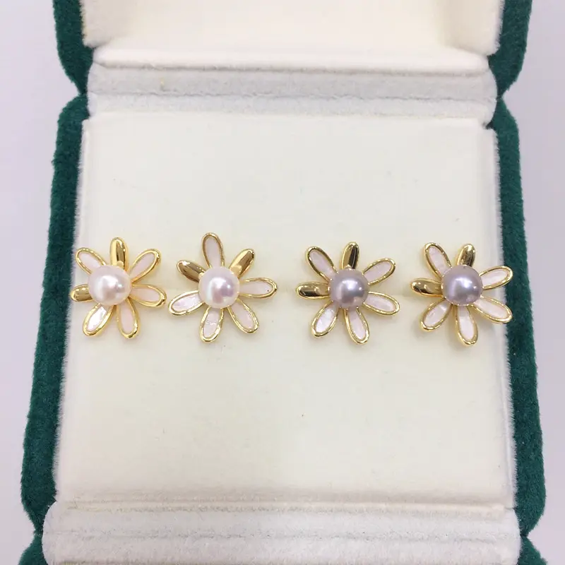 18K Gold Pearl Earrings for Women — feature 5