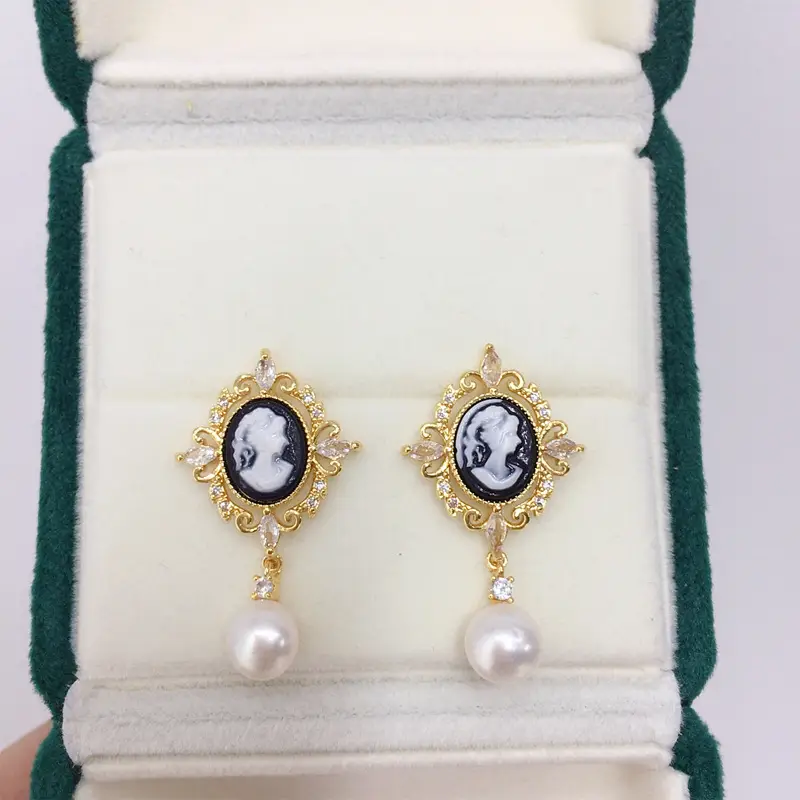 Zhuji Pearl Earrings 18K Gold Women Elegant Design — feature 11