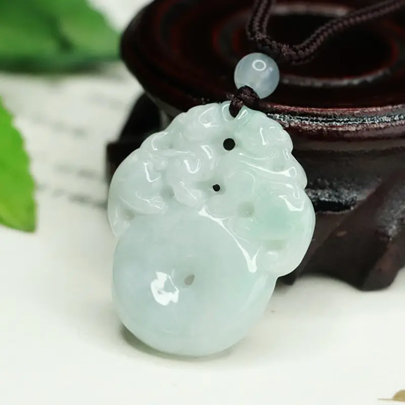 Aiyu Natural Jade Safety Buckle Ornament - Image 5