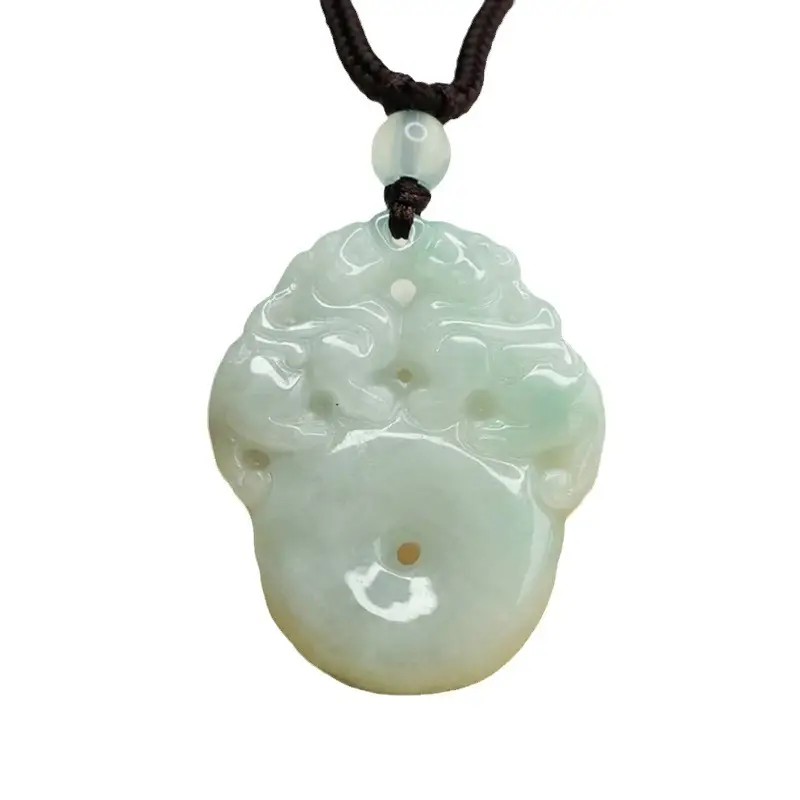 Aiyu Natural Jade Safety Buckle Ornament - Image 6