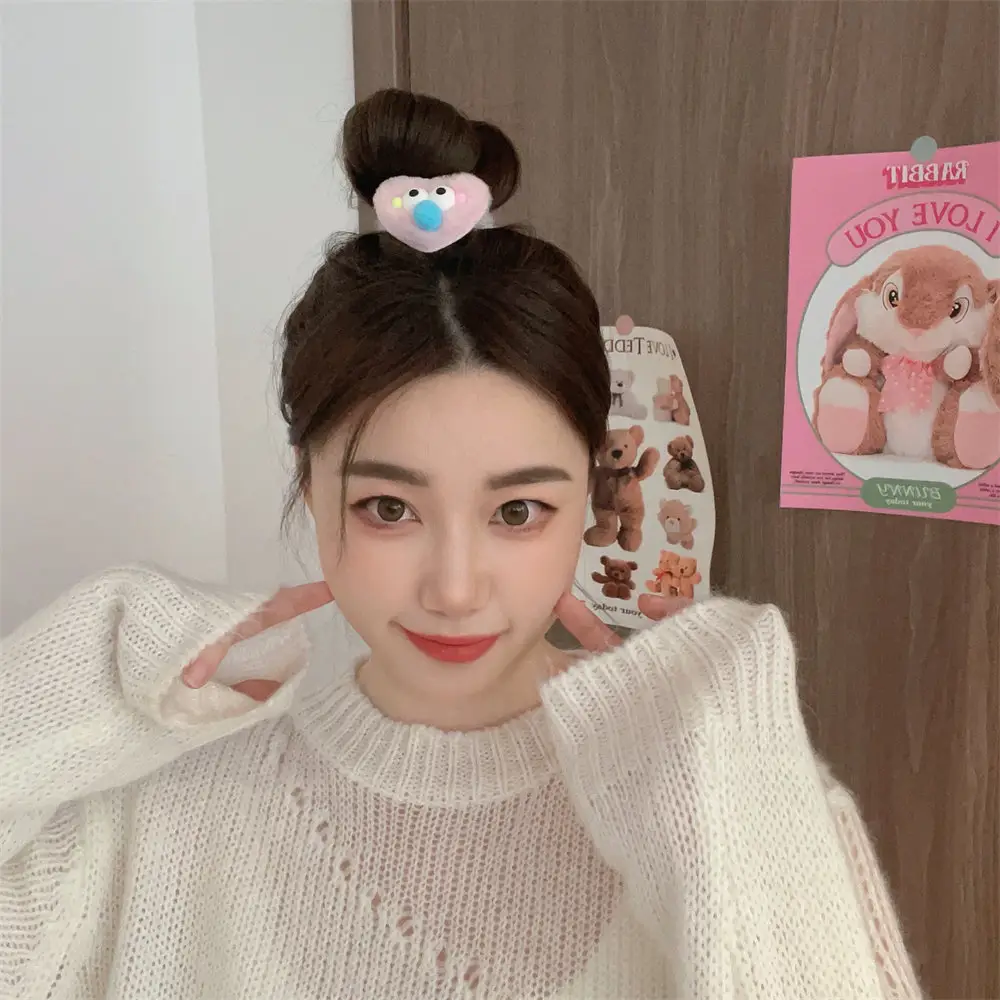 Super Cute Plush Hairpins for Girls Colorful Hair Accessories - Image 23