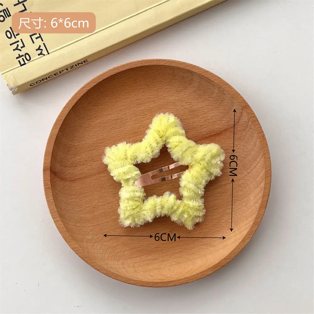 Super Cute Plush Hairpins for Girls Colorful Hair Accessories - Image 18