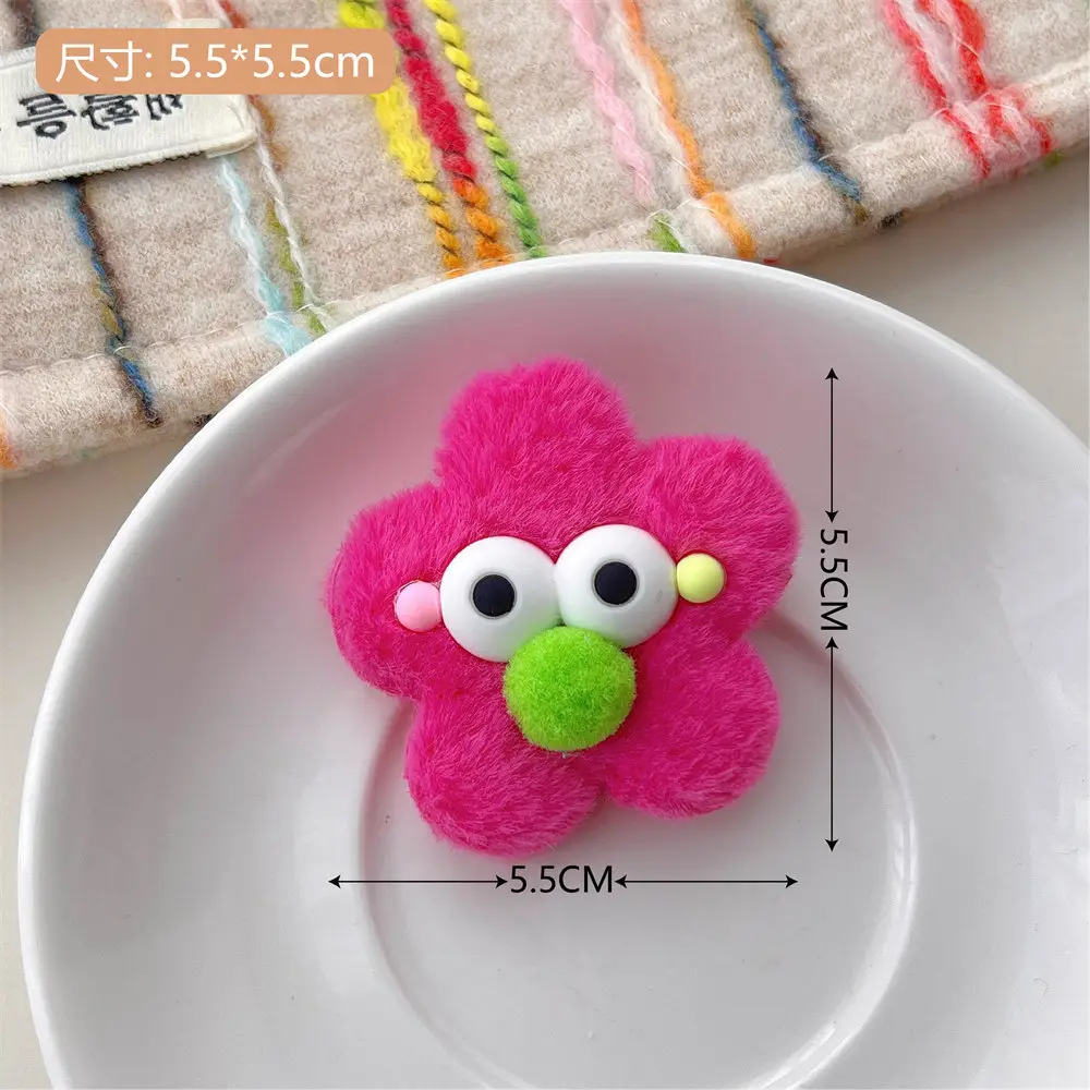 Super Cute Plush Hairpins for Girls Colorful Hair Accessories - Image 4