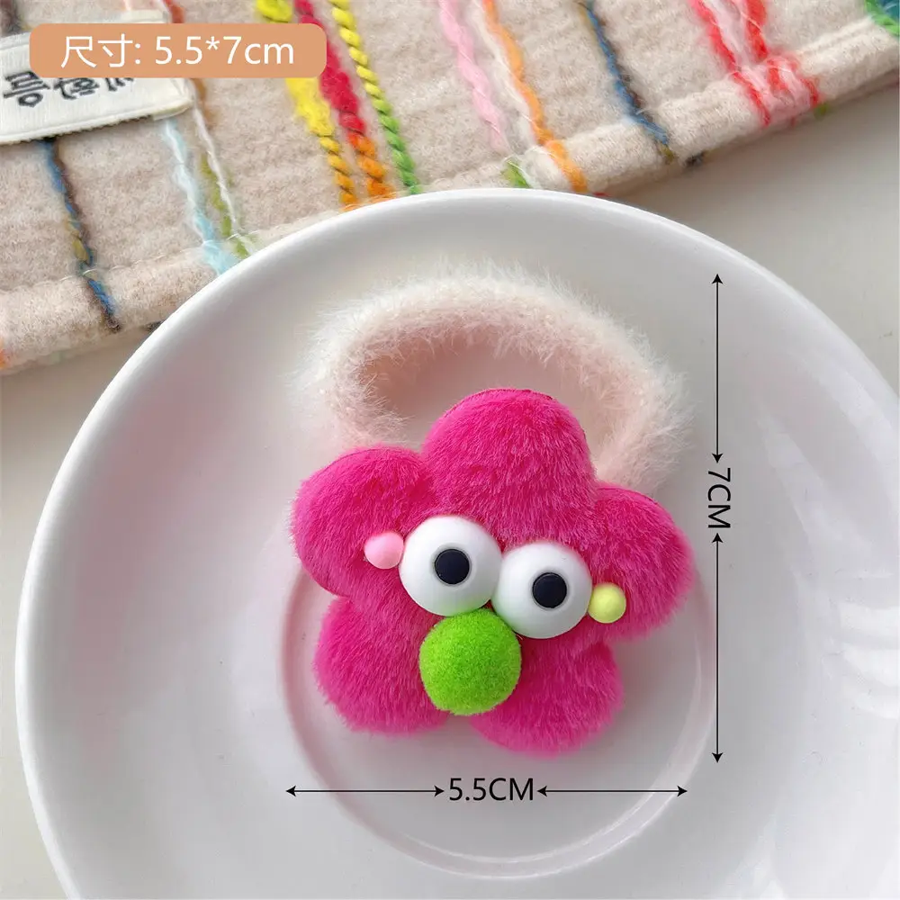 Super Cute Plush Hairpins for Girls Colorful Hair Accessories - Image 5