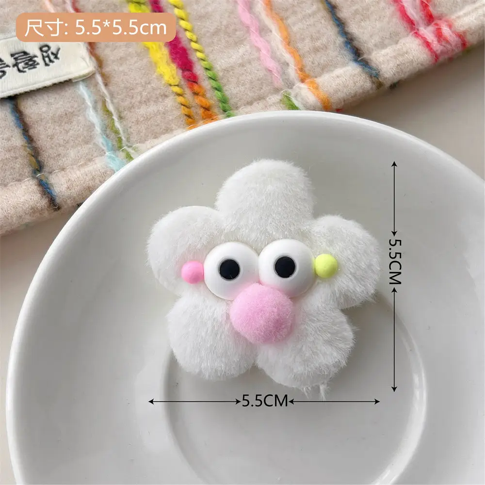 Super Cute Plush Hairpins for Girls Colorful Hair Accessories - Image 6