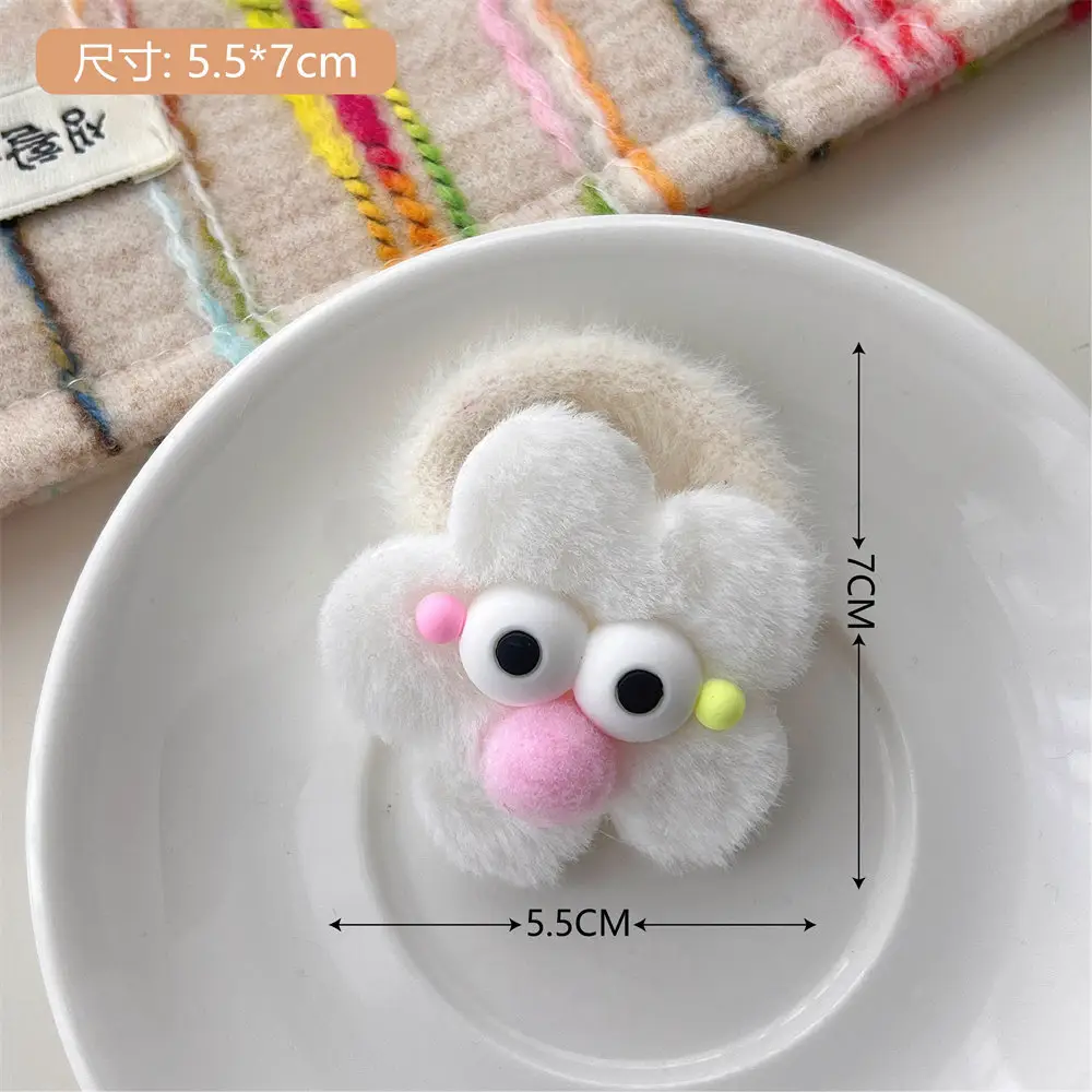 Super Cute Plush Hairpins for Girls Colorful Hair Accessories - Image 7