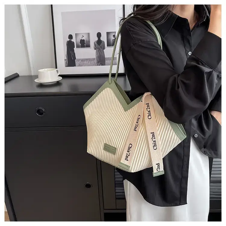 Korean Style Canvas Shoulder Bag 2025 Spring Summer Women — feature 34