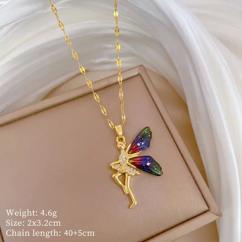 A525 titanium steel chain copper pendant
