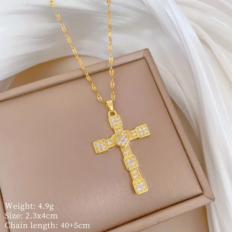 A529 titanium steel chain copper pendant