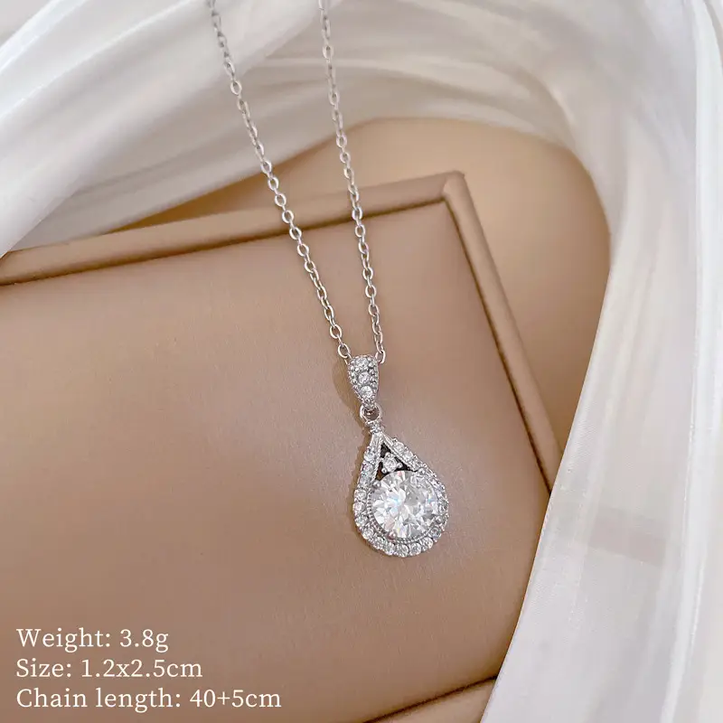 Titanium Steel Cross Pendant with Full Diamond Micro Inlay — feature 17