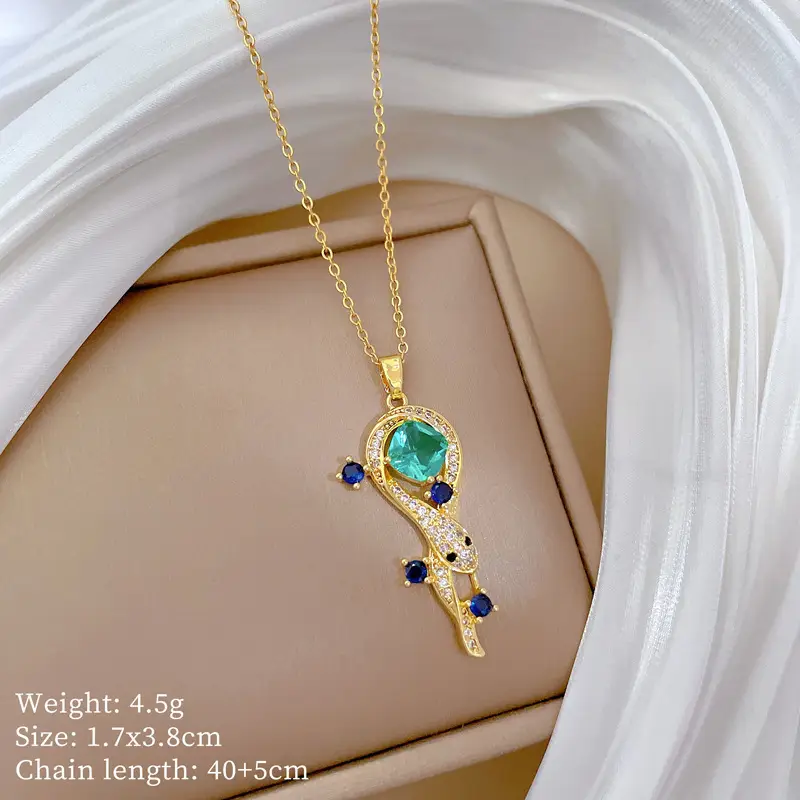 G149 titanium steel chain copper pendant