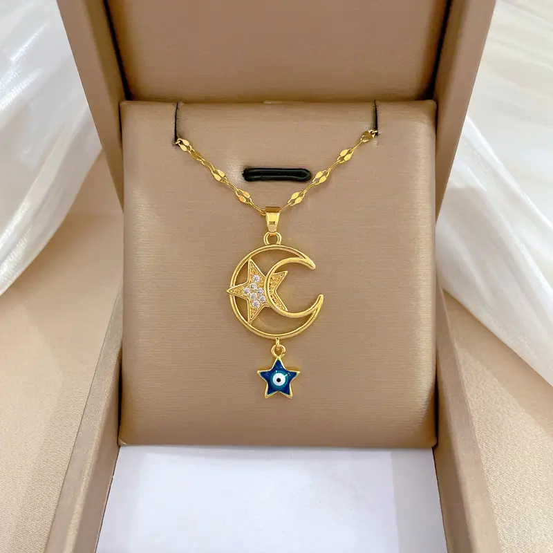 Titanium Steel Cross Pendant with Full Diamond Micro Inlay — feature 8