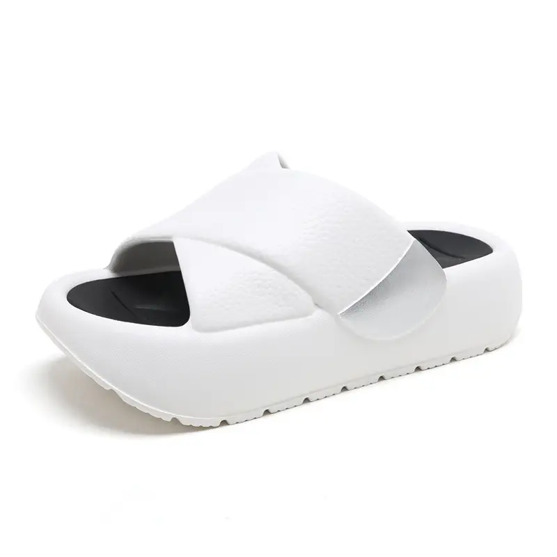 Women's slippers new fashion thick bottom increased outdoor sandals comfortable muffin bottom non-slip slippers indoor home slippers - Image 10