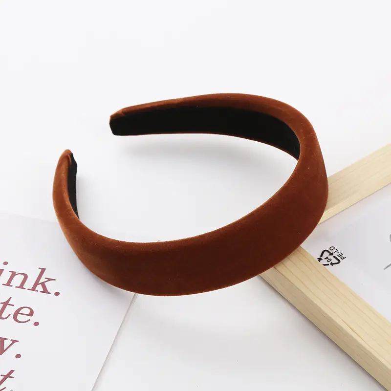 Velvet Skull Top Headband for Women Autumn Retro - Image 10