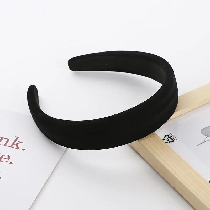 Velvet Skull Top Headband for Women Autumn Retro — feature 8