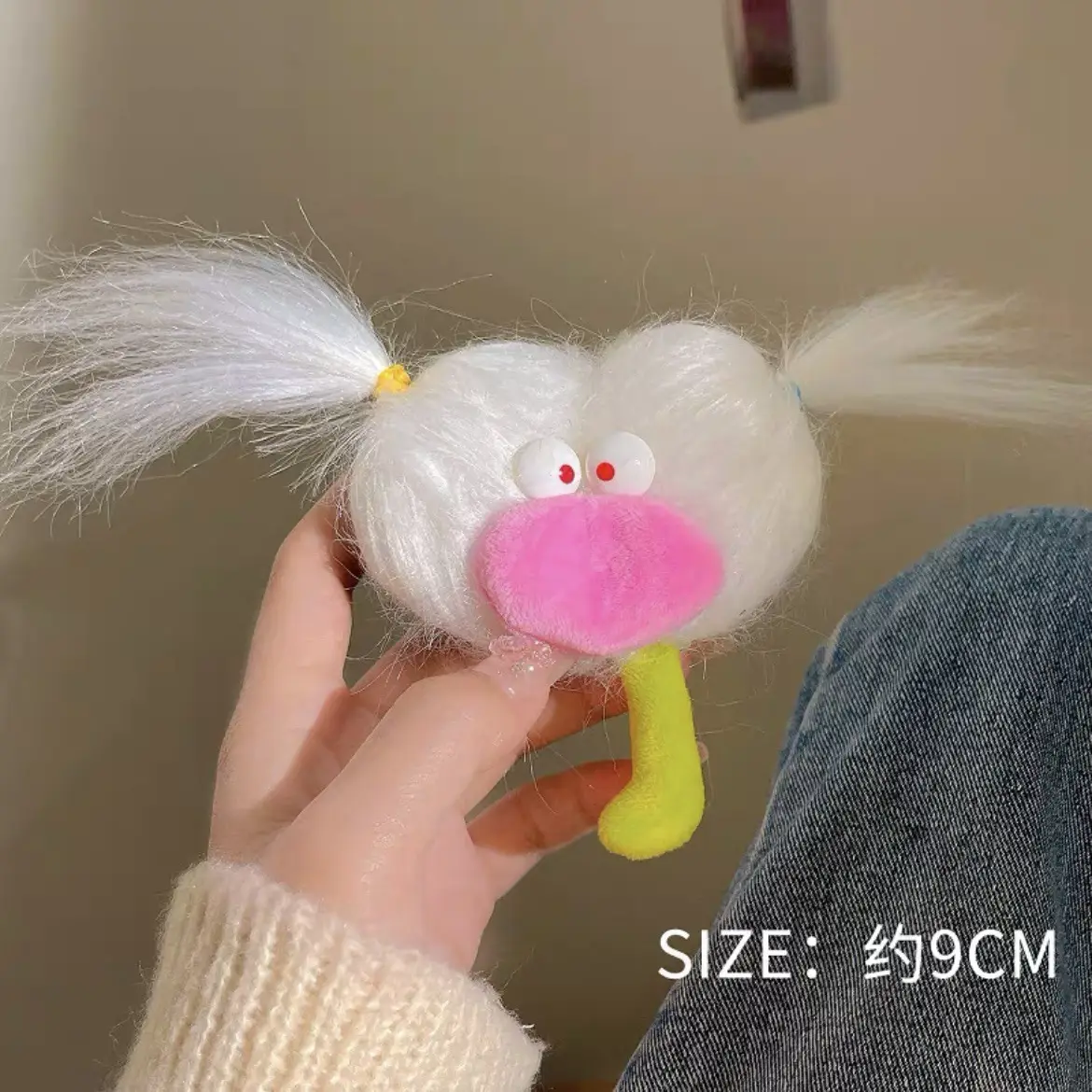 Cute Plush Hairpin with Side Clip for Girls — feature 9