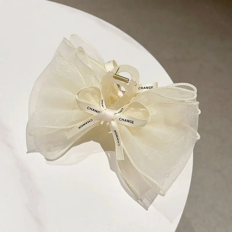 Elegant Starry Bow Clip for Women with Shark Design — feature 40