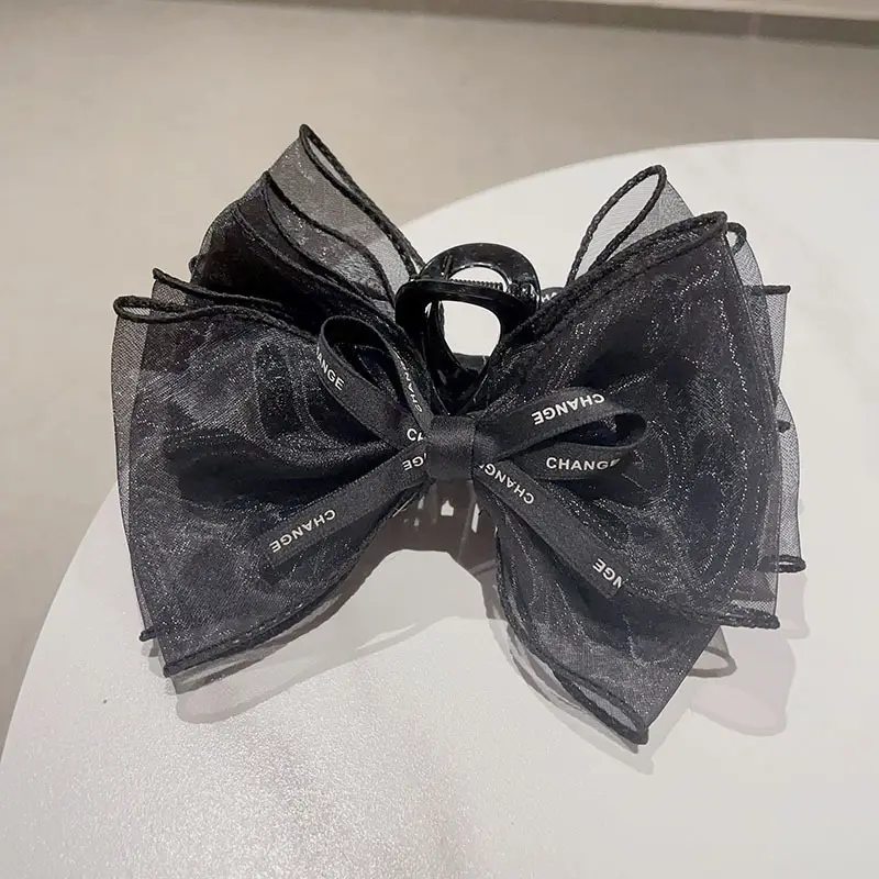 Elegant Starry Bow Clip for Women with Shark Design — feature 41