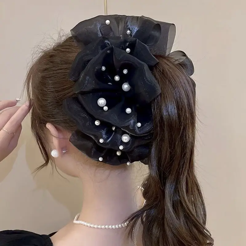 Elegant Starry Bow Clip for Women with Shark Design - Image 3