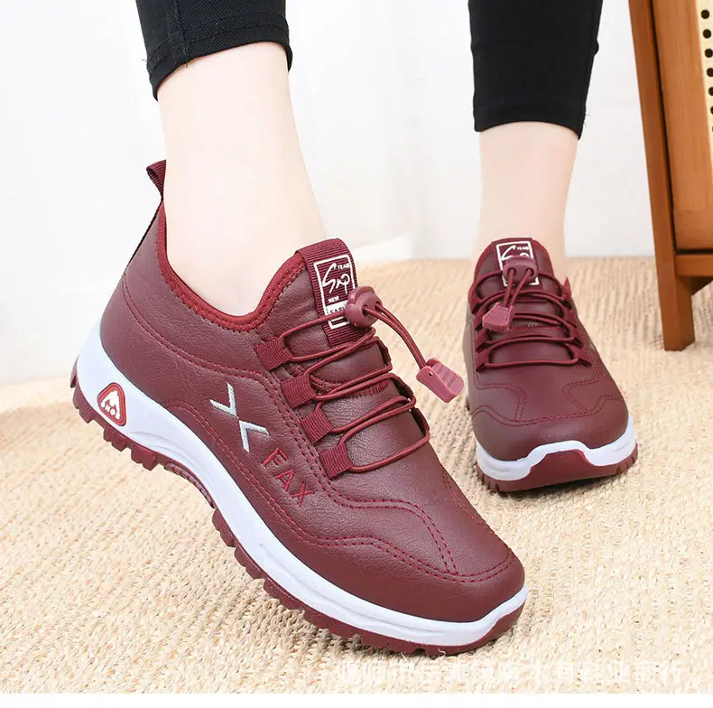 Old Beijing cotton shoes women's winter waterproof mother cotton shoes fleece-lined warm thick bottom middle-aged and elderly boots non-slip soft bottom — feature 12