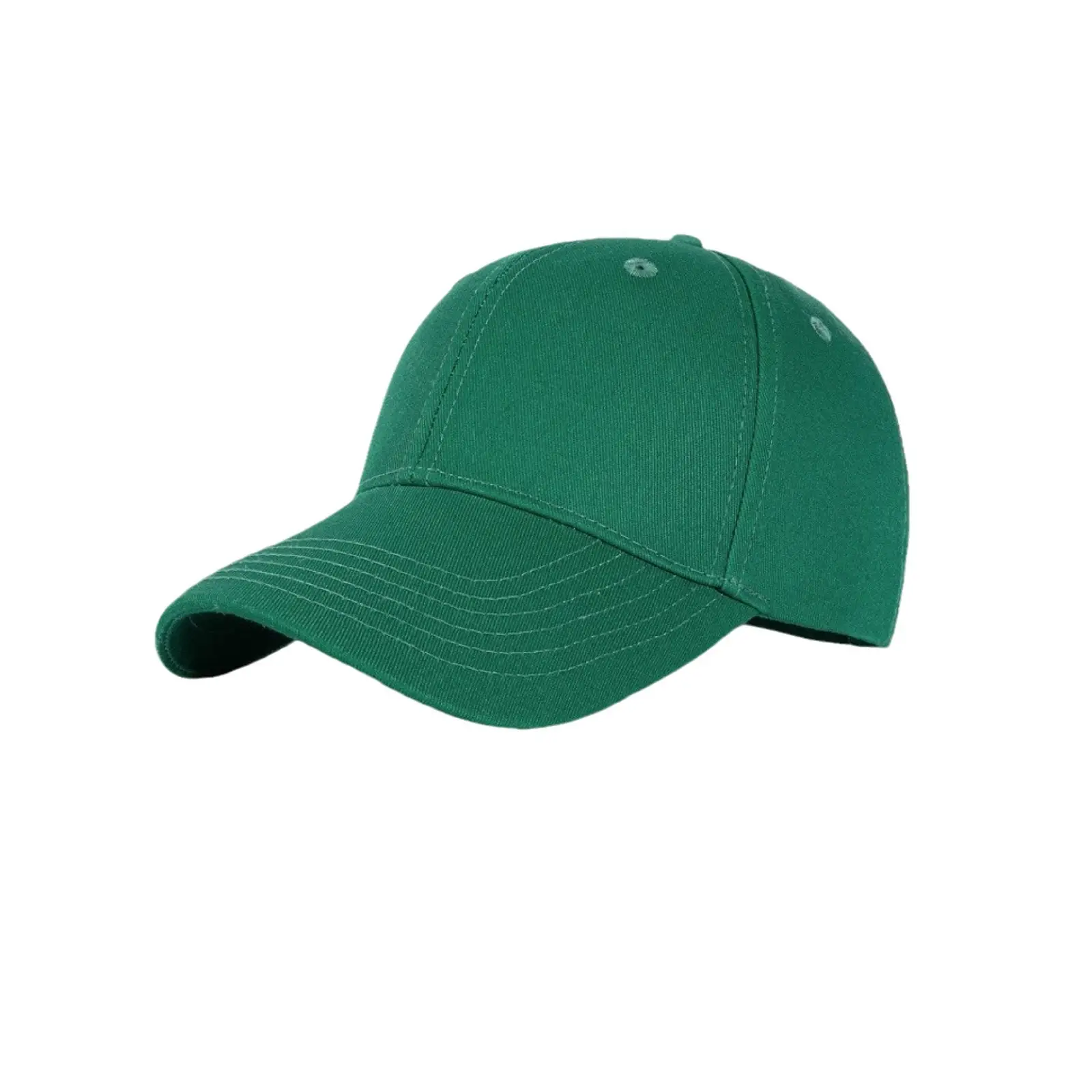 Dark Blue Cotton Baseball Cap with Adjustable Strap - Image 13