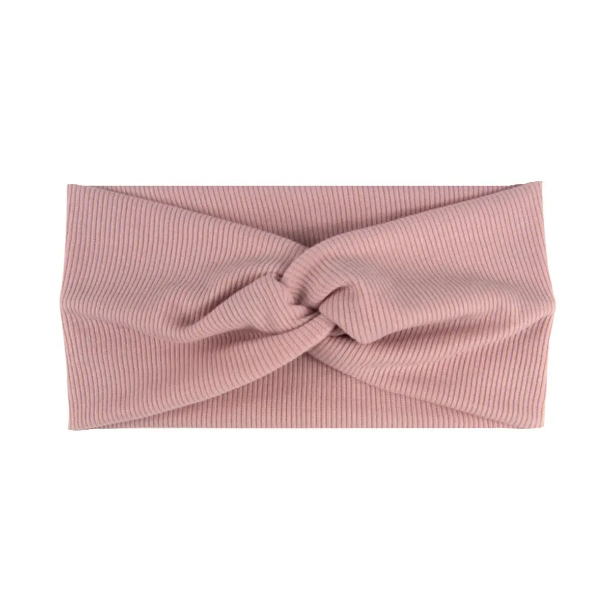 White Cross-Elastic Headband for Sports Yoga