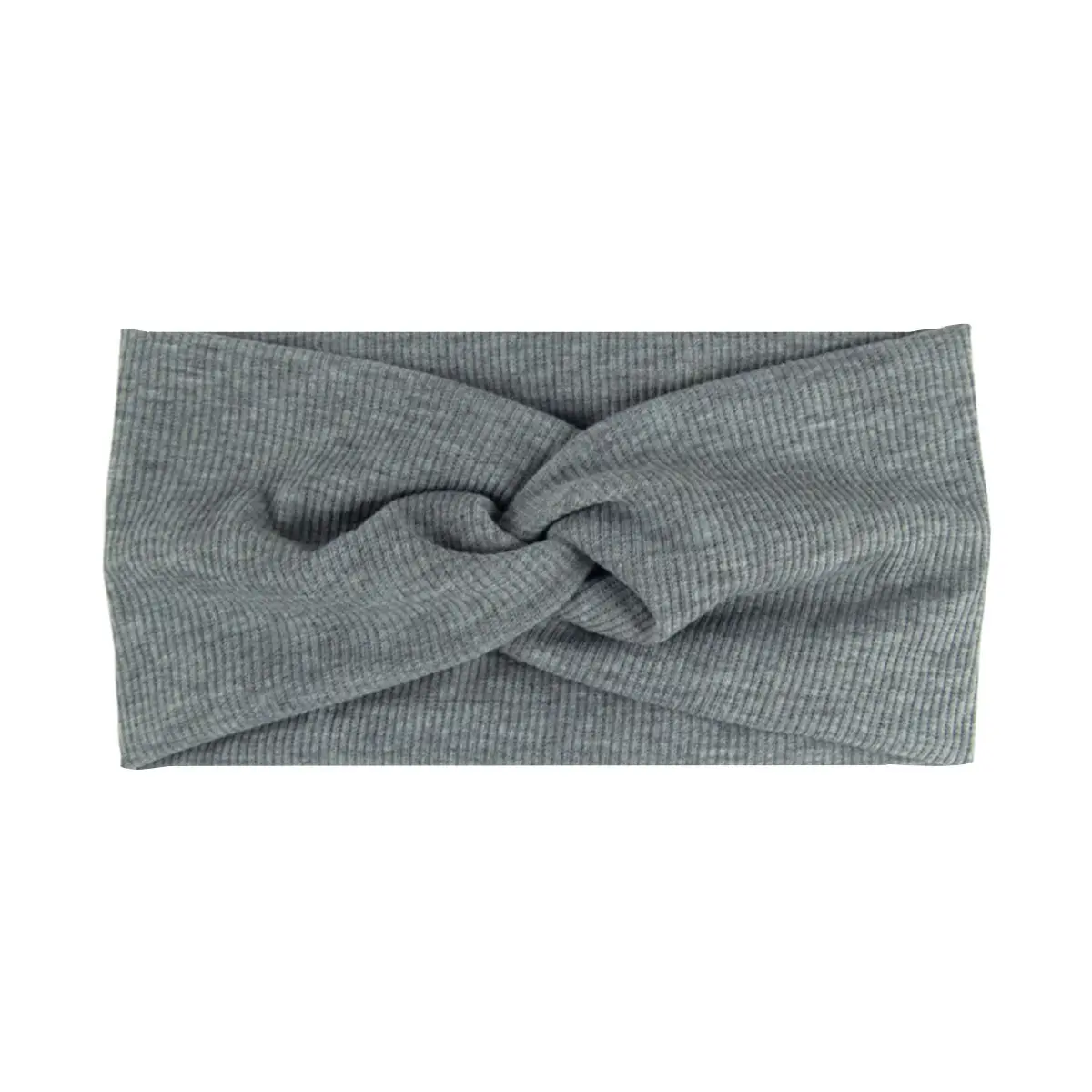 White Cross-Elastic Headband for Sports Yoga