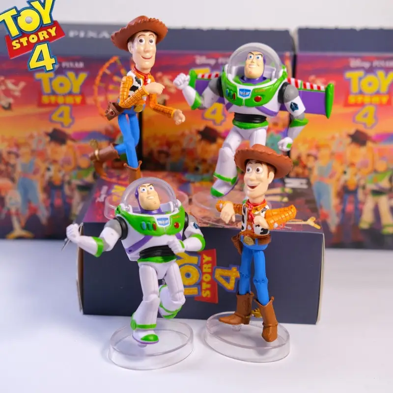 makasa Toy Story 4 blind box semi-movable twisted egg Jingpin basguangnian Hudi 4 suit car