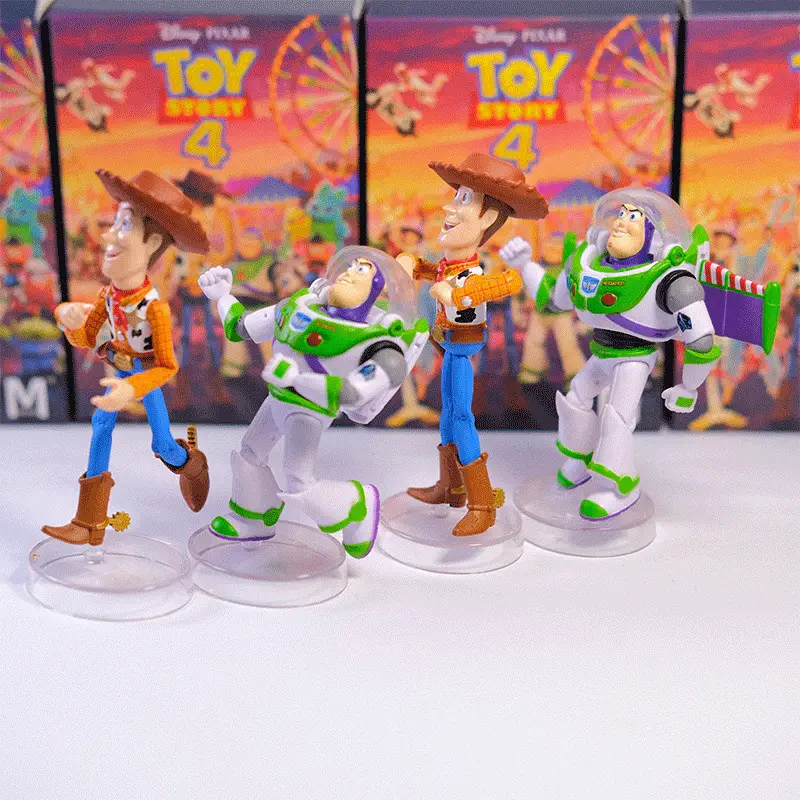 makasa Toy Story 4 blind box semi-movable twisted egg Jingpin basguangnian Hudi 4 suit car