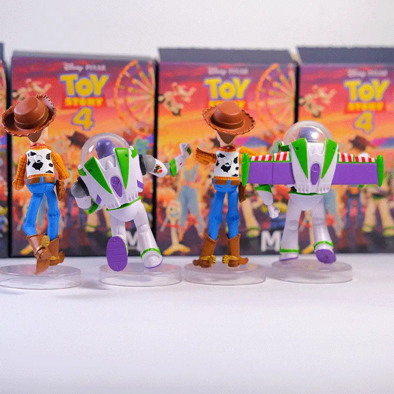 makasa Toy Story 4 blind box semi-movable twisted egg Jingpin basguangnian Hudi 4 suit car — feature 3