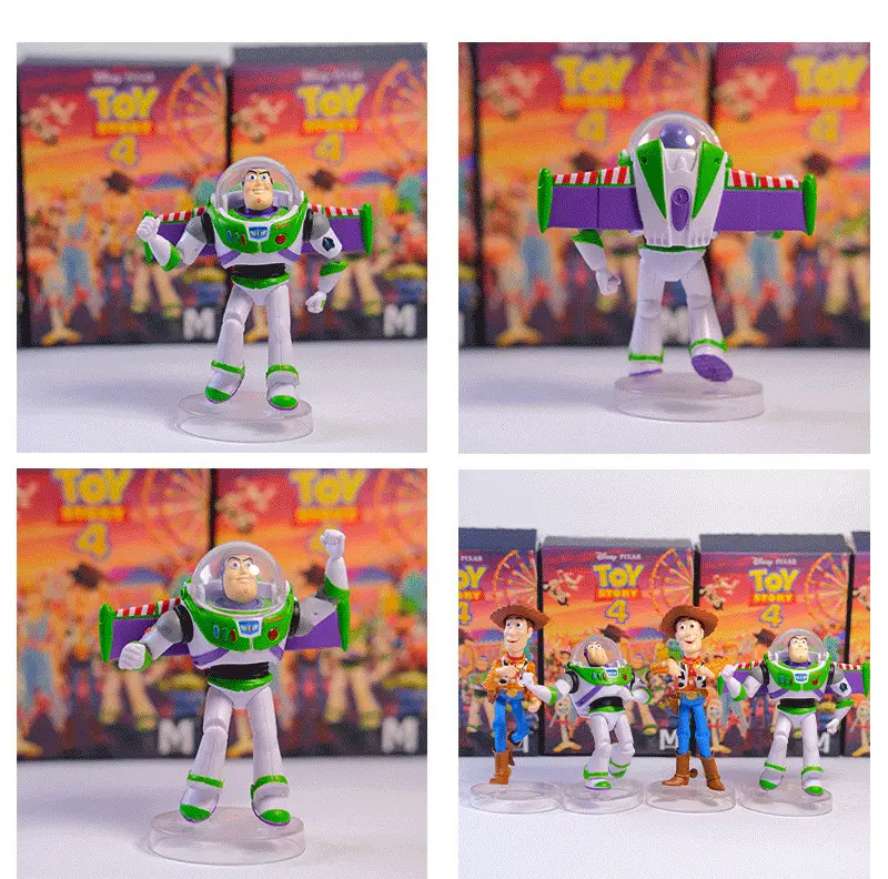 makasa Toy Story 4 blind box semi-movable twisted egg Jingpin basguangnian Hudi 4 suit car — feature 4