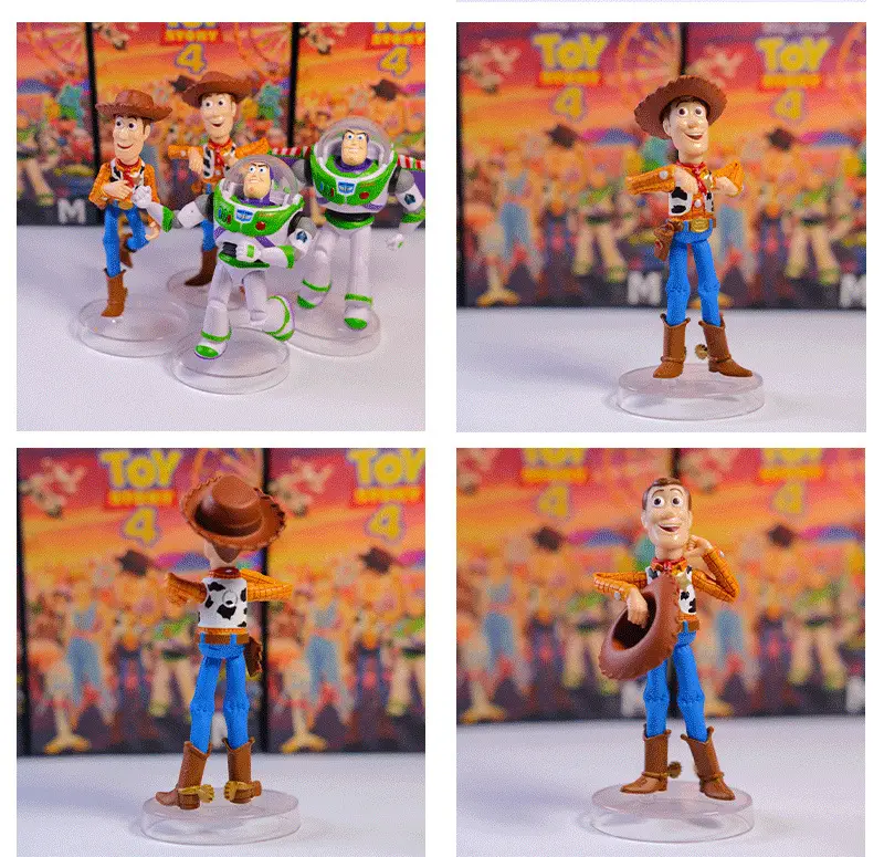 makasa Toy Story 4 blind box semi-movable twisted egg Jingpin basguangnian Hudi 4 suit car — feature 5