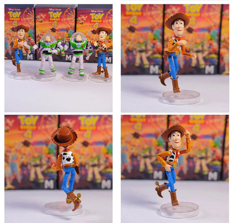 makasa Toy Story 4 blind box semi-movable twisted egg Jingpin basguangnian Hudi 4 suit car — feature 7