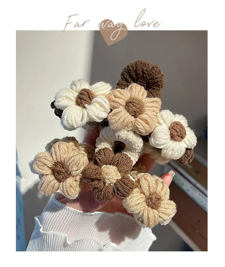 Woven Wool Hair Clips for Women Autumn Winter Large — feature 6